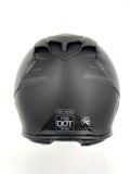 TORC T14B15FG21 T-14B Flag X-Small Black/Gray Full Face Helmet with Bluetooth