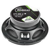 Timpano Audio TPT-M6-4 Midrange 6.5" Shallow Car Speaker 400 Watts Max Peak Power ( PAIR ) 4 Ohm OEM Replacement