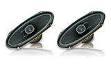 Pioneer TS-A4103 4" x 10" - 2-way, 120 W Max Power, IMPP cone Woofer, 1-5/8" Tweeter - Rear Deck Mount Coaxial Speakers (pair)