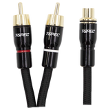 T-SPEC V16RCA-Y1 V16 Series RCA Audio Cables - 1 Female 2 Males