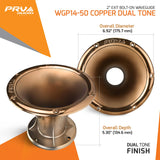 PRV Audio WGP14-50 COPPER DUAL TONE 2" Exit Waveguide