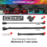 XK Glow XK-4P-WIRE-KIT-MOTO Motorcycle Extension Wire Kit | XKchrome or 7 Color Add On