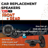 Car Speaker Replacement fits 1986-1993 for Mercedes 560 Series