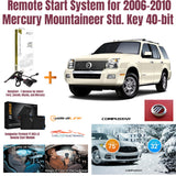 Remote Start System for 2006-2010 Mercury Mountaineer Std. Key 40-bit