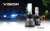 DS18 VIXH4 VISION H4 High/Low CSP LED Conversion Kit 6000/White 50 Watts 8,000 Lumens