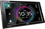 JVC KW-V960BW Wireless CarPlay, Wireless Android Auto, CD/DVD + Satellite Receiver  SXV300V1 + Backup Camera TE-2MPIR