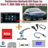 Touchscreen Bluetooth DVD Player For Acura TL 2004-2008 with Basic install parts