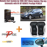 Remote Start System for 2010-2017 Chevy Equinox Flip-key Automatic with RF-KIT REMOTE Prestige PE1BZLR