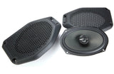 MB Quart JC1-169SB (2) 6×9 Inch Jeep Wrangler (JL) / Gladiator (JT) Tuned Rear Coaxial Speakers Upgrade