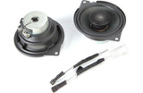 MB Quart JS1-316 6.5 + 3.5 Inch Jeep Wrangler (JL) / Gladiator (JT) Tuned Front Dash 3-way Component Speakers Upgrade