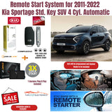 Remote Start for 2011-2022 Kia Sportage Std. Key SUV 4 Cyl. Automatic