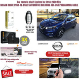 Car remote start System for 2014-2020 Fits  NISSAN ROGUE PUSH-TO-START AUTOMATIC INCLUDING ADS-USB PROGRAMING CABLE