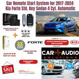 Car Remote Start System for 2017-2024 Kia Forte Std. Key Sedan 4 Cyl. Automatic