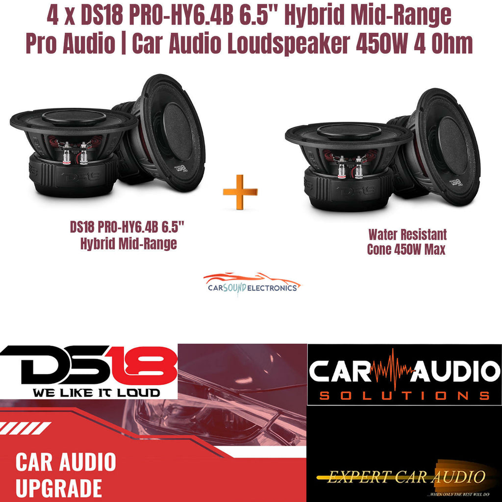 4 x DS18 PRO-HY6.4B 6.5