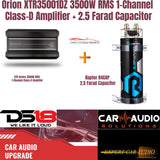 Orion XTR35001DZ 3500W RMS 1-Channel  Class-D Amplifier + 2.5 Farad Capacitor