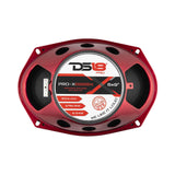 4 X DS18 PRO-X698BM  550W Peak (275W RMS) 6x9” PRO-X Series Mid-Range Loudspeaker with Red Grille