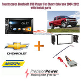 Touchscreen Bluetooth DVD Player For Chevy Colorado 2004-2012 with install parts