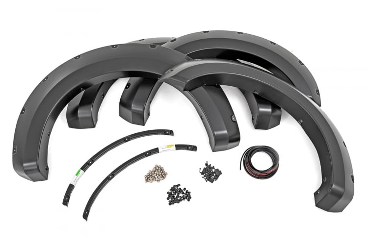 Rough Country F-F21112-J7 Pocket Fender Flares Ford Super Duty 2WD/4WD (2017-2022)