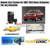 Remote Start System For 2007-2013 Chevy Avalanche Std. Key Automatic