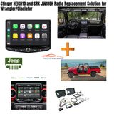 Stinger HEIGH10 and SRK-JW18EH Radio Replacement Solution for Wrangler/Gladiator